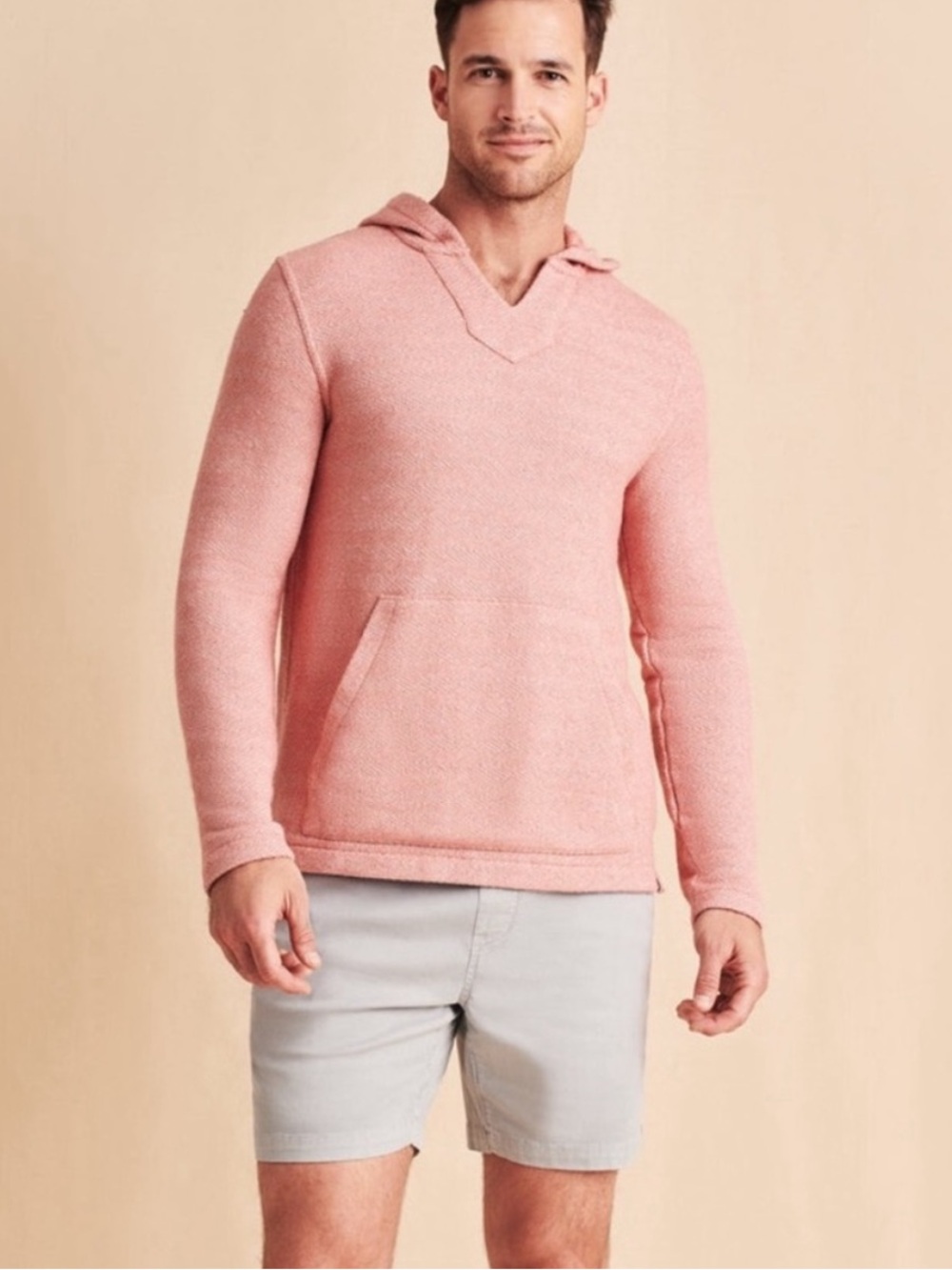 FAHERTY Men’s Medium Whitewater Hoodie Pullover Terry